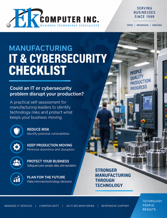 Manufacturing IT & Cybersecurity Checklist